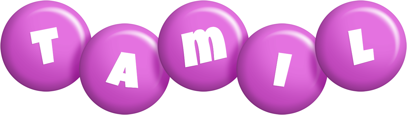 Tamil candy-purple logo