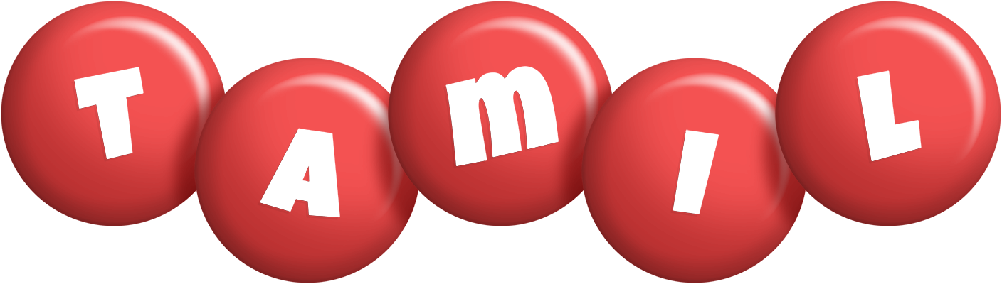 Tamil candy-red logo