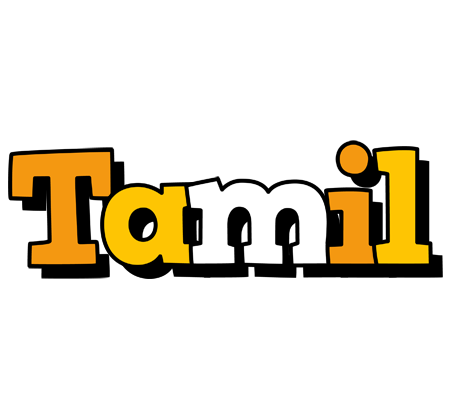 Tamil cartoon logo