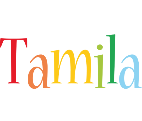 Tamila birthday logo