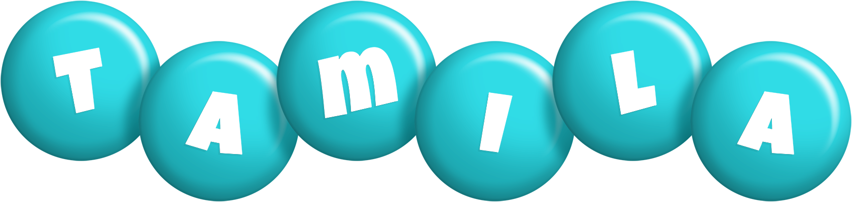 Tamila candy-azur logo