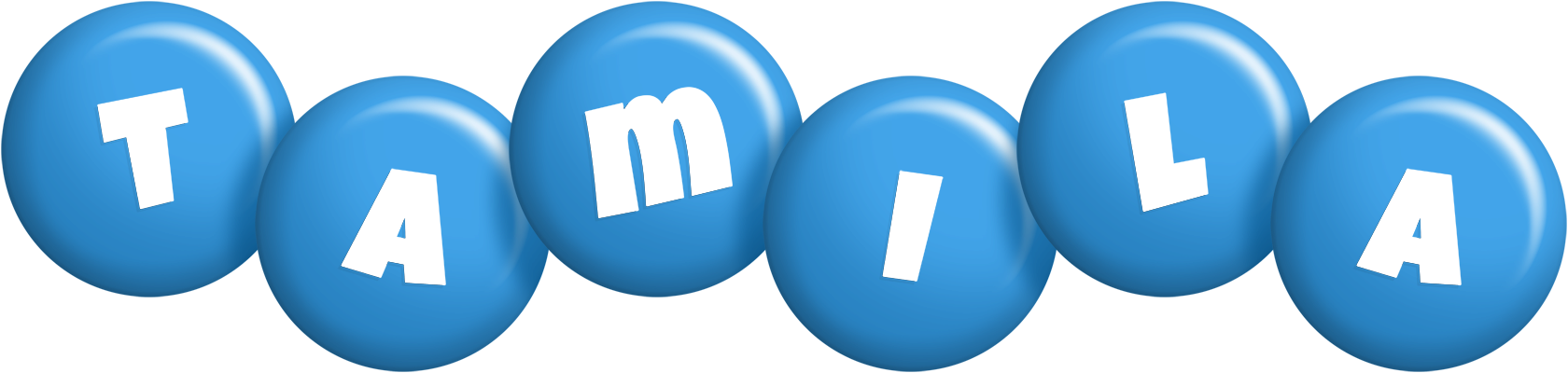 Tamila candy-blue logo