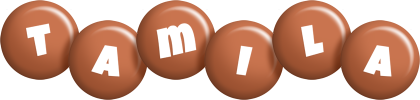 Tamila candy-brown logo