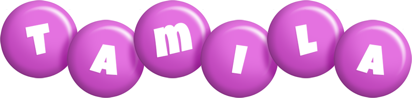 Tamila candy-purple logo