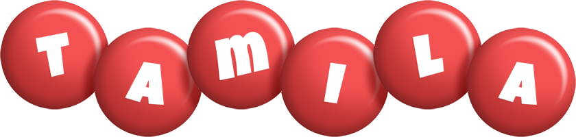 Tamila candy-red logo