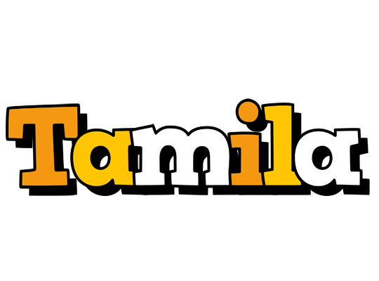 Tamila cartoon logo