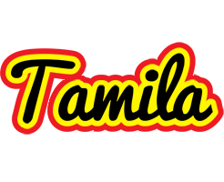 Tamila flaming logo