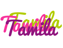 Tamila flowers logo