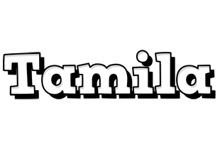 Tamila snowing logo