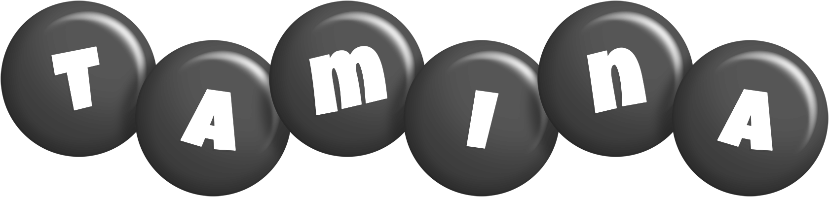 Tamina candy-black logo