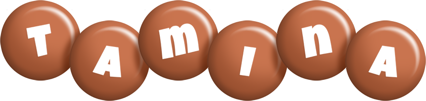 Tamina candy-brown logo