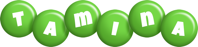 Tamina candy-green logo