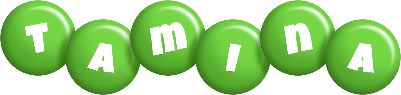 Tamina candy-green logo