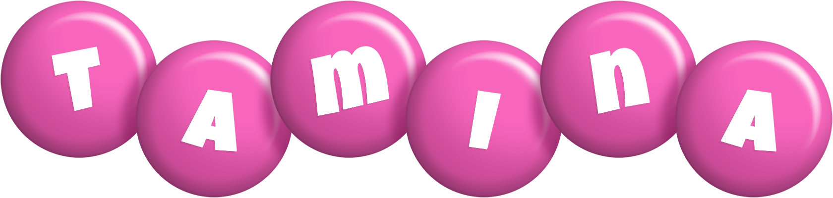 Tamina candy-pink logo
