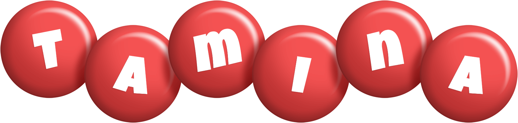 Tamina candy-red logo