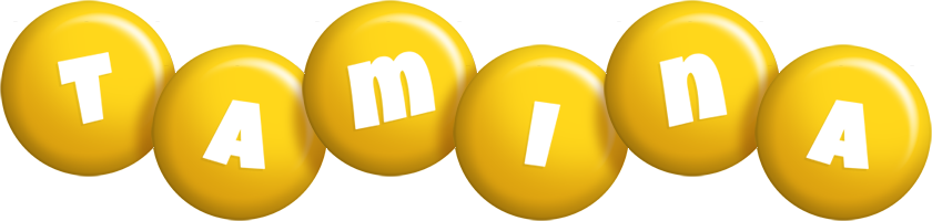 Tamina candy-yellow logo