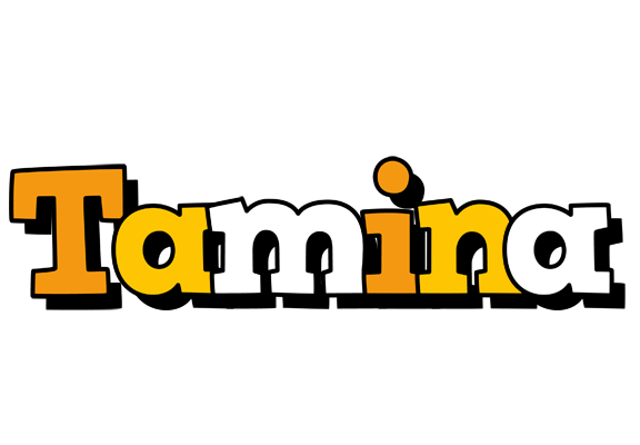 Tamina cartoon logo