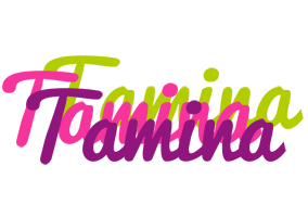 Tamina flowers logo