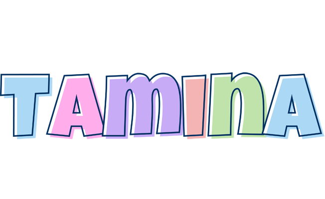 Tamina pastel logo