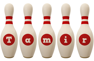 Tamir bowling-pin logo