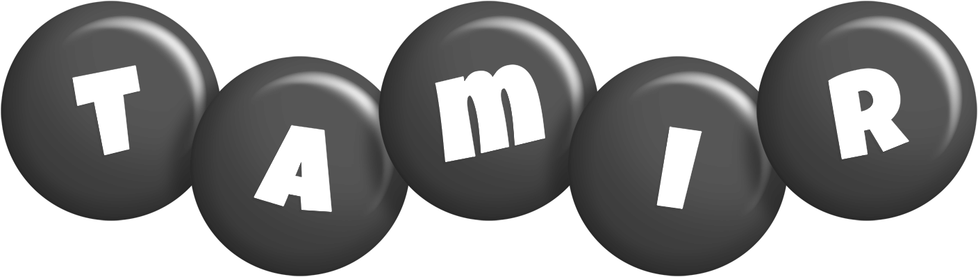 Tamir candy-black logo