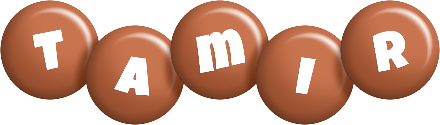 Tamir candy-brown logo