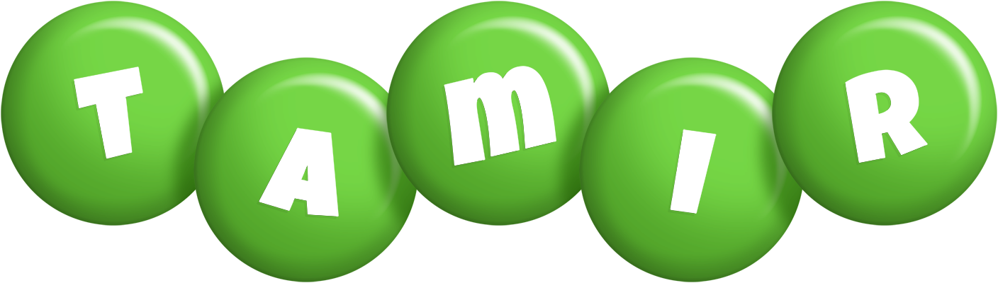 Tamir candy-green logo