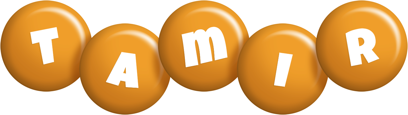 Tamir candy-orange logo