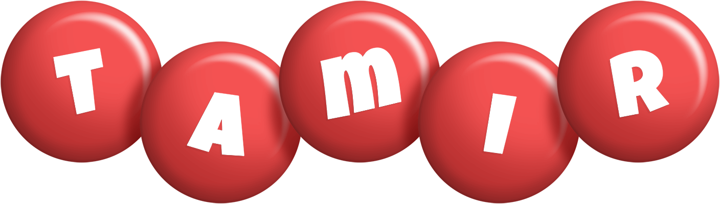 Tamir candy-red logo