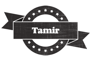 Tamir grunge logo