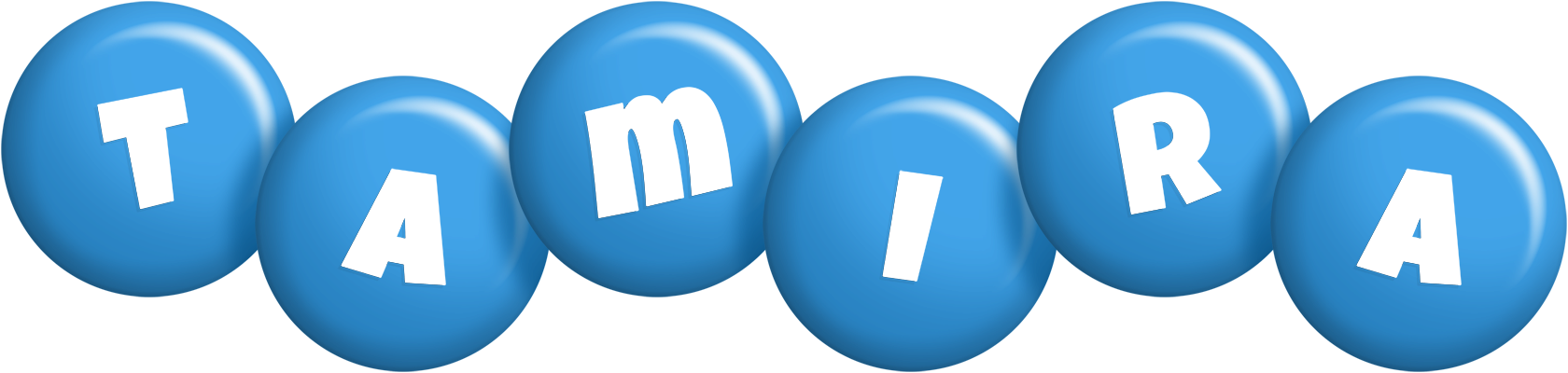 Tamira candy-blue logo