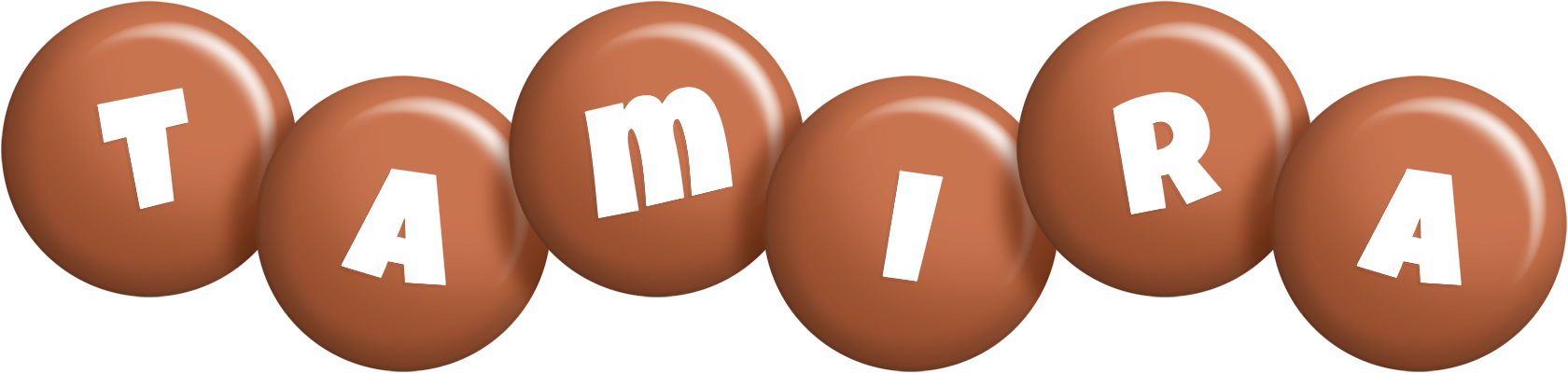 Tamira candy-brown logo