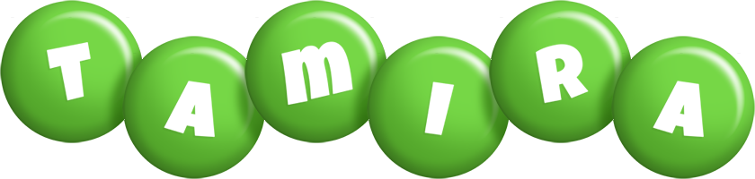 Tamira candy-green logo