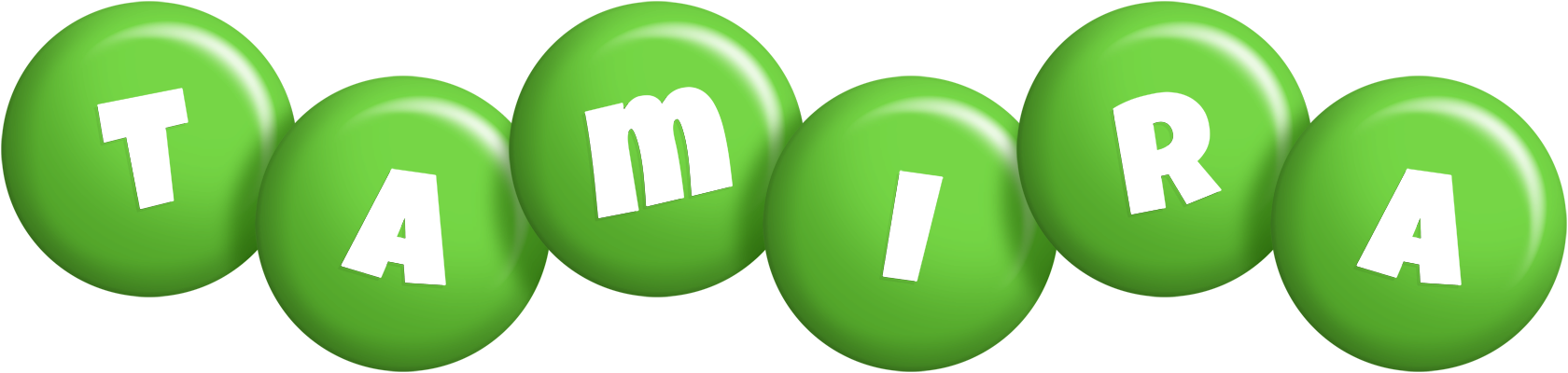 Tamira candy-green logo