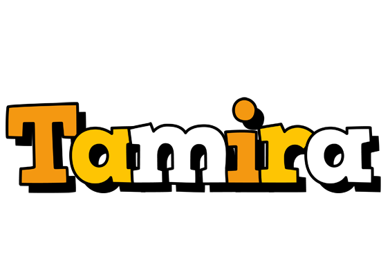 Tamira cartoon logo