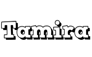 Tamira snowing logo