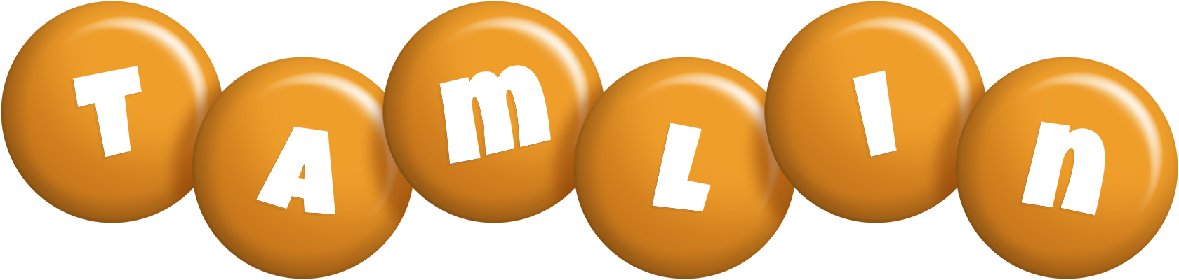 Tamlin candy-orange logo