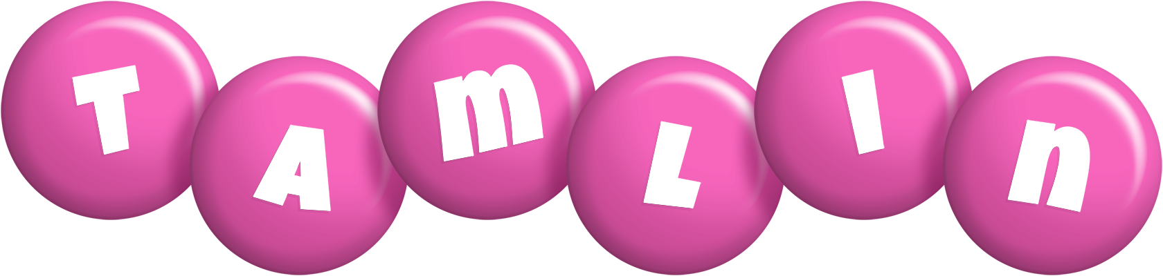 Tamlin candy-pink logo