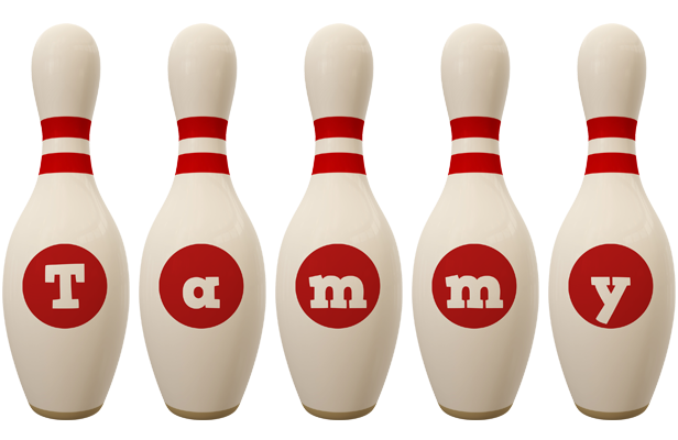 Tammy bowling-pin logo