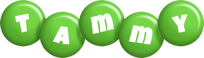 Tammy candy-green logo