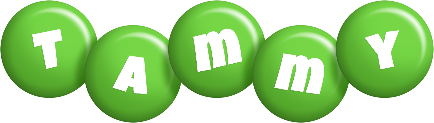 Tammy candy-green logo