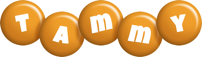 Tammy candy-orange logo