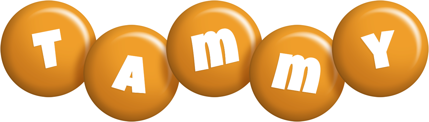 Tammy candy-orange logo