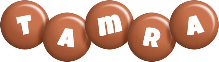 Tamra candy-brown logo