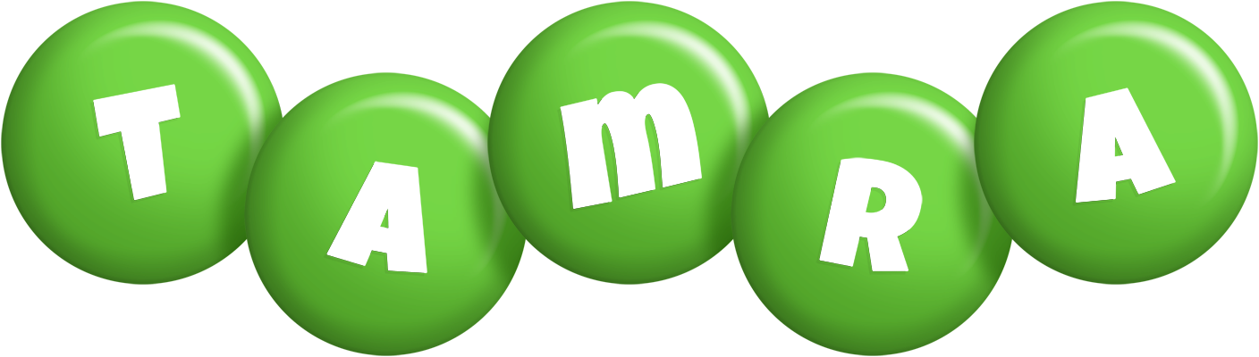 Tamra candy-green logo