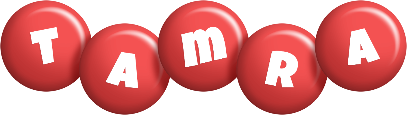 Tamra candy-red logo