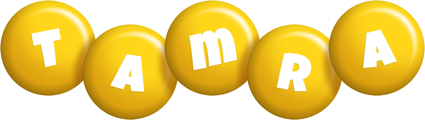 Tamra candy-yellow logo