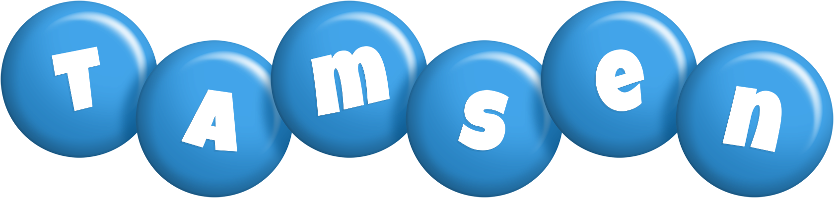 Tamsen candy-blue logo