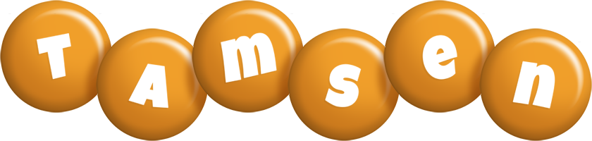 Tamsen candy-orange logo