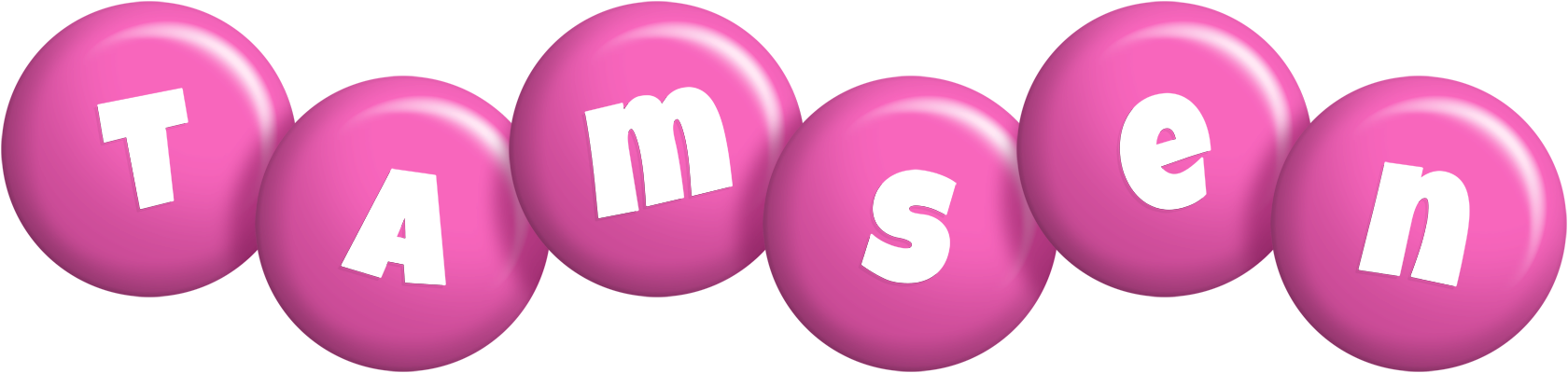 Tamsen candy-pink logo